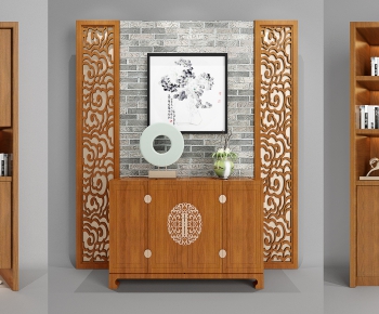 New Chinese Style Shoe Cabinet-ID:322645497