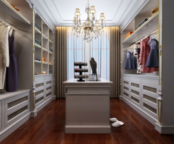 American Style Clothes Storage Area-ID:734219761