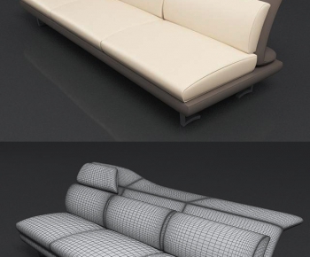 Modern Three-seat Sofa-ID:539037421