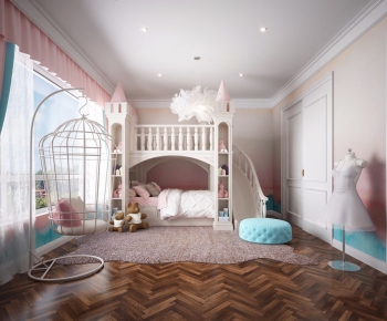 American Style Girl's Room Daughter's Room-ID:470518881
