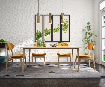 Modern Dining Table And Chairs-ID:426972928