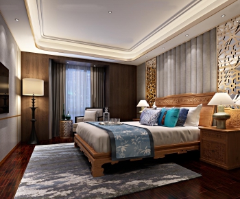 Chinese Style Bedroom-ID:352038597