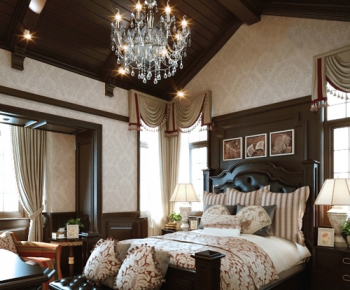 American Style European Style Bedroom-ID:822280795