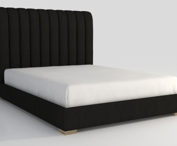 Modern Double Bed-ID:695979219