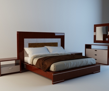 Modern Double Bed-ID:102158911