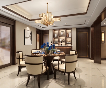 New Chinese Style Dining Room-ID:920419721