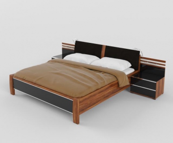 Modern Double Bed-ID:481731896