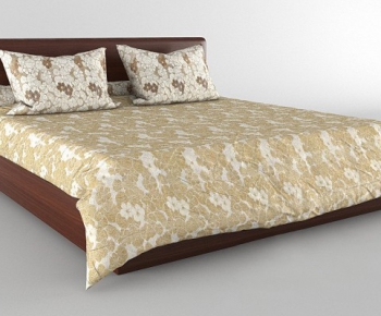Modern Double Bed-ID:977167633