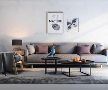 Nordic Style Sofa Combination-ID:964853866