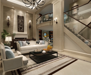 American Style A Living Room-ID:597176327