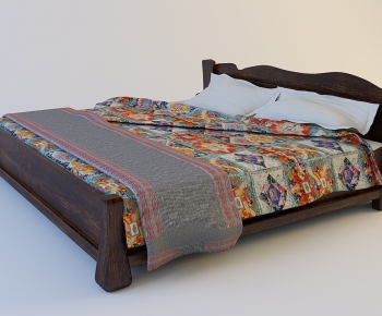 European Style Double Bed-ID:896924696