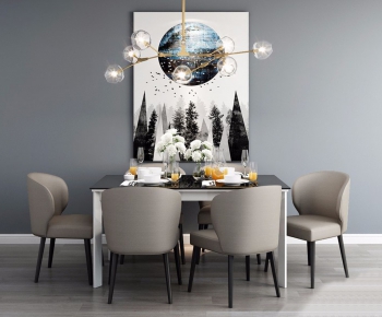 Modern Dining Table And Chairs-ID:321303211