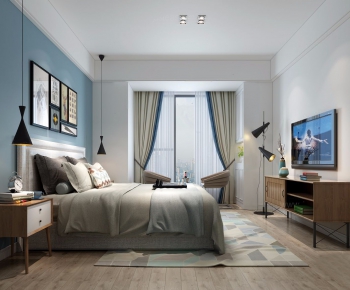 Modern Nordic Style Bedroom-ID:642827988