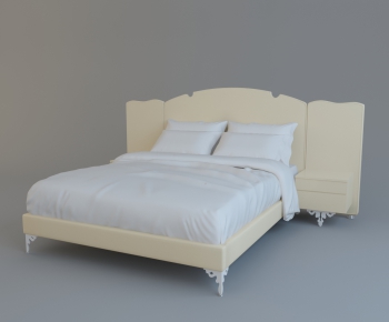 Modern Double Bed-ID:591736755