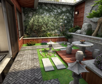 New Chinese Style Courtyard/landscape-ID:427392827