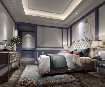 Simple European Style Bedroom-ID:973188711