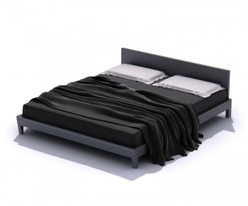 Modern Double Bed-ID:514957323