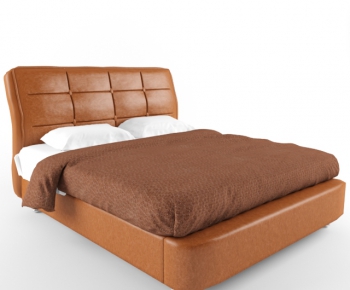 Modern Double Bed-ID:651238985