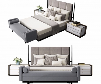 New Chinese Style Double Bed-ID:212174839
