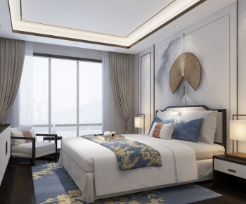 New Chinese Style Bedroom-ID:248717663
