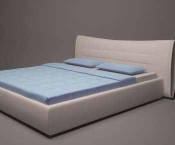 Modern Double Bed-ID:975744978