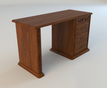 Simple European Style Desk-ID:377982997