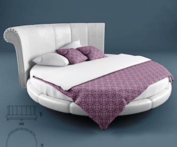 European Style Double Bed-ID:778326212