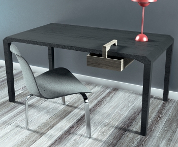 Modern Computer Desk And Chair-ID:204491699