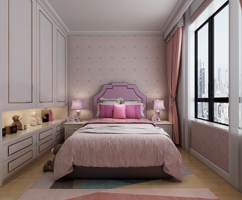Simple European Style Girl's Room Daughter's Room-ID:599358222