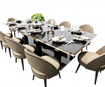 Modern Dining Table And Chairs-ID:885100474