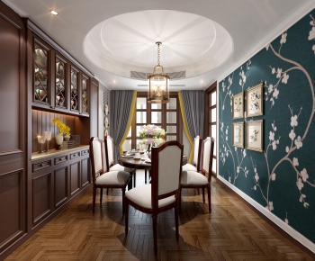 American Style Dining Room-ID:168340398