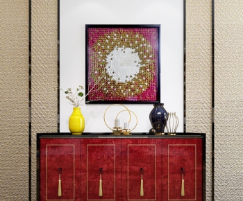 New Chinese Style Side Cabinet/Entrance Cabinet-ID:902517768