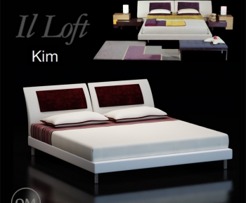 Modern Double Bed-ID:423003611