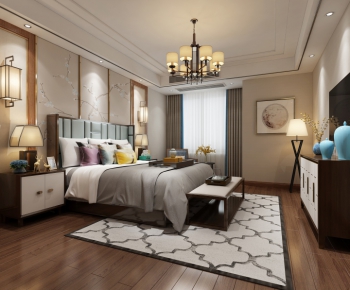 New Chinese Style Bedroom-ID:112210124