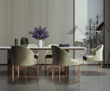 Modern Dining Table And Chairs-ID:464665993