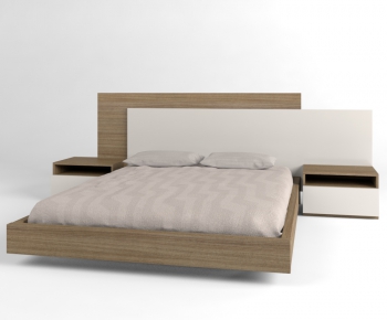 Modern Double Bed-ID:896000861