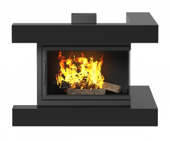 Modern Industrial Style Fireplace-ID:313063211