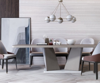Modern Dining Table And Chairs-ID:474599512