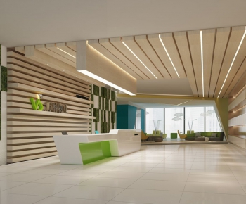 Modern Office Reception Desk-ID:565594341