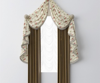 European Style Idyllic Style The Curtain-ID:147565153