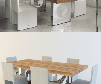 Modern Dining Table And Chairs-ID:871299146