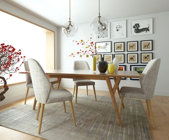 Modern Nordic Style Dining Room-ID:388323714
