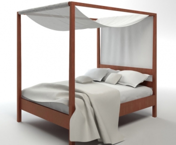 Modern Double Bed-ID:777265442