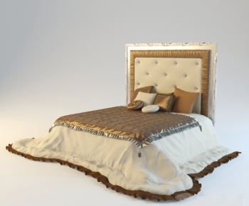 European Style Double Bed-ID:608357699