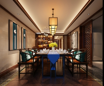 New Chinese Style Dining Room-ID:862616939