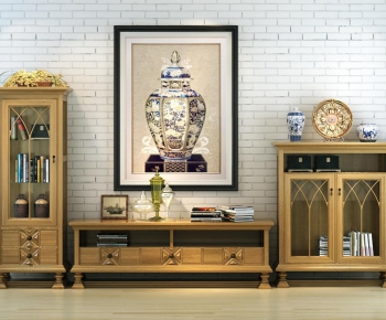 American Style TV Cabinet-ID:224216746