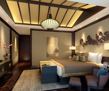 New Chinese Style Bedroom-ID:274004872