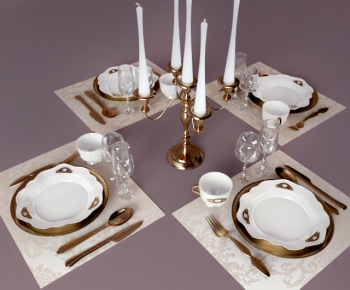 European Style Cutlery/tea Set-ID:201977539