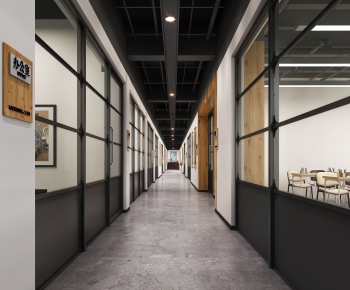 Industrial Style Corridor/elevator Hall-ID:790320211