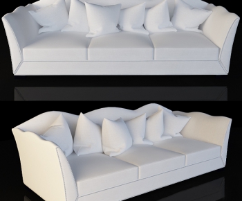 European Style Three-seat Sofa-ID:720896379